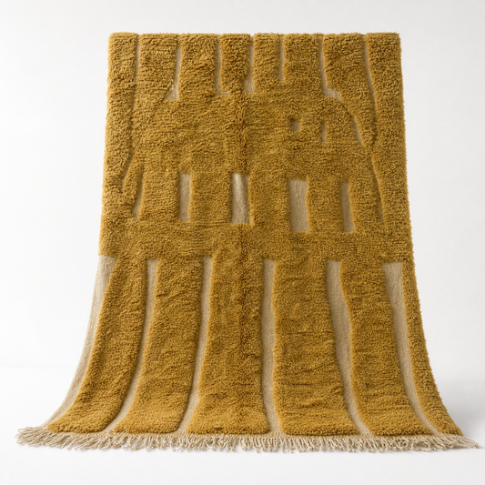 Natural Wool M'rirt Rug - Sarah